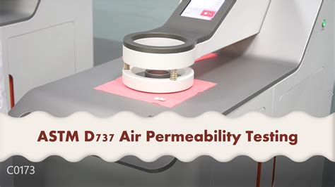 air permeability test astm d737|astm d737 18.